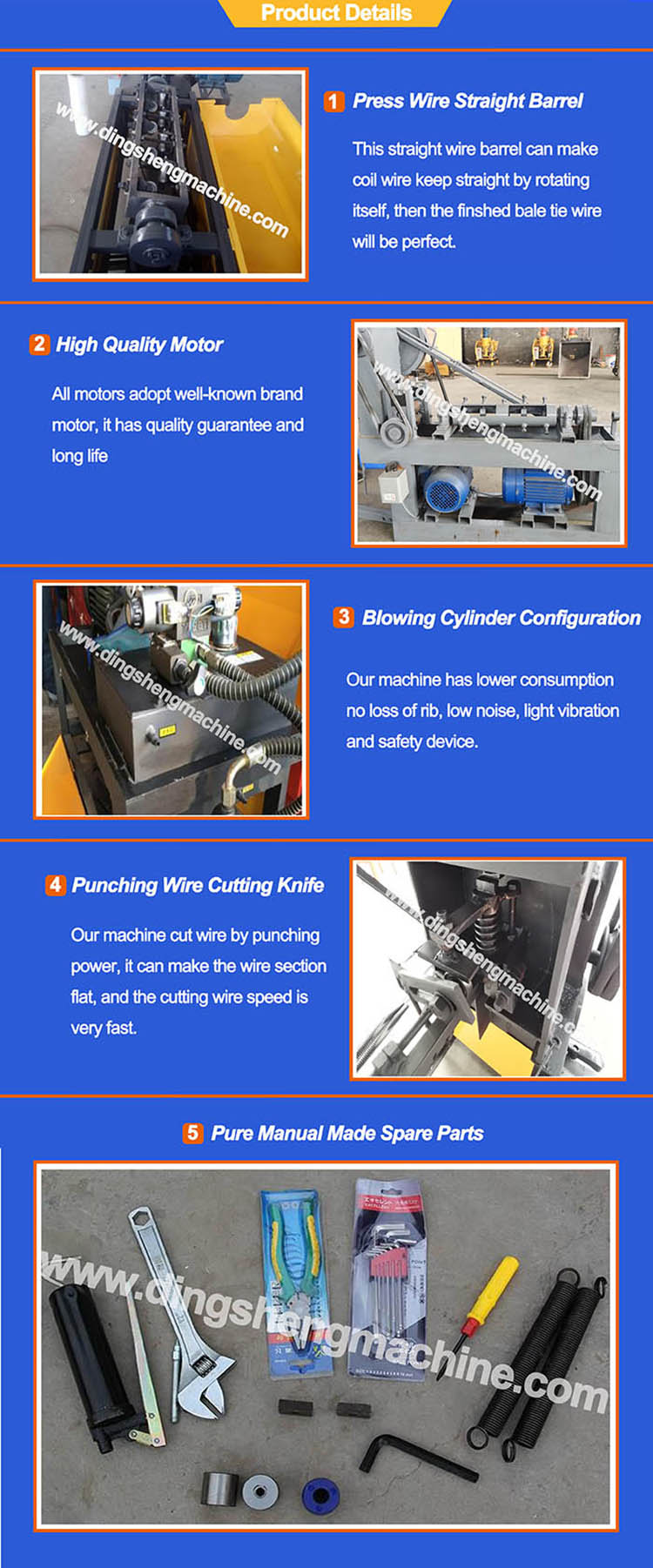 enderezadora y cortadora de alambre de acero wire straightening and cutting machine