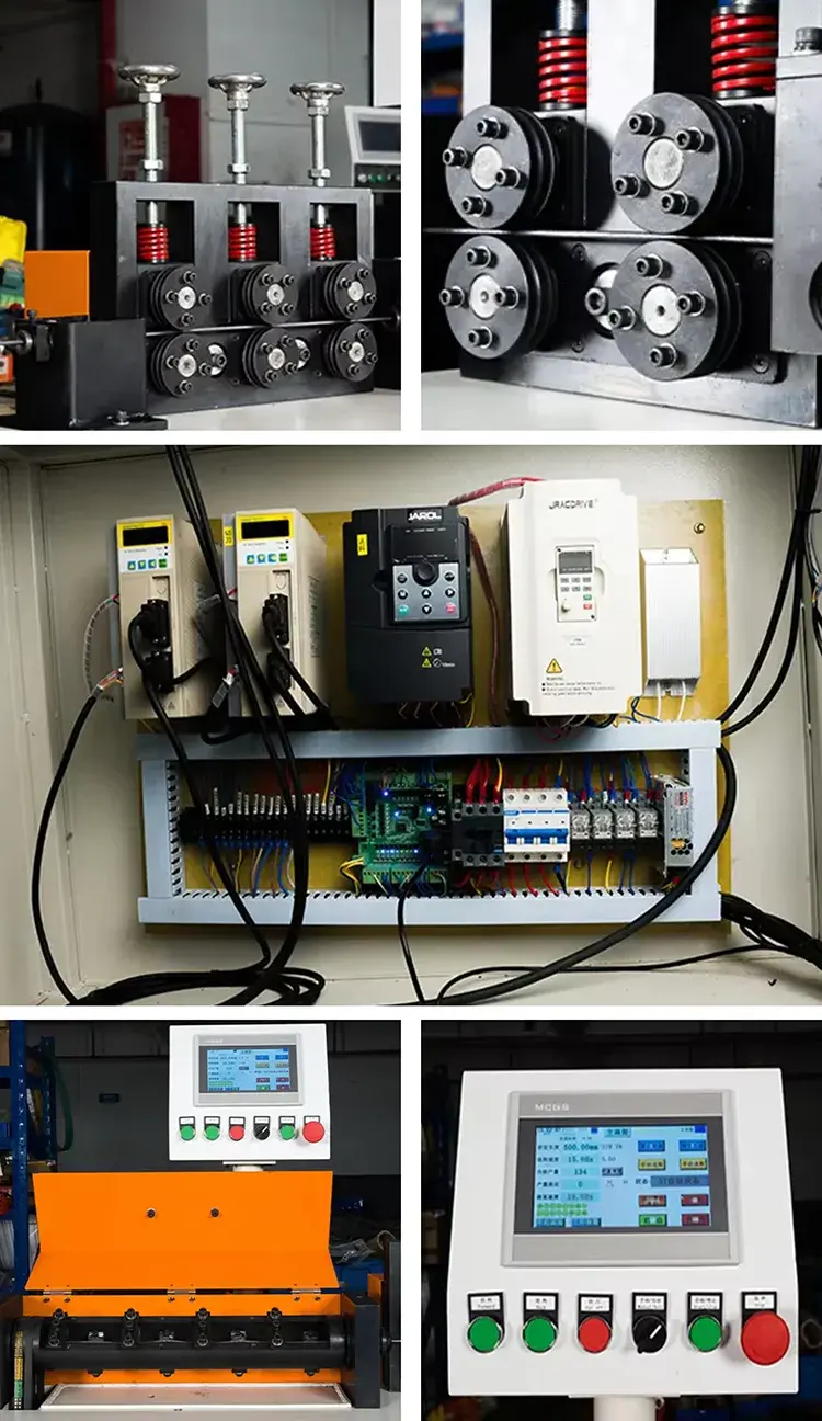 máquina para endireitar e cortar arame
